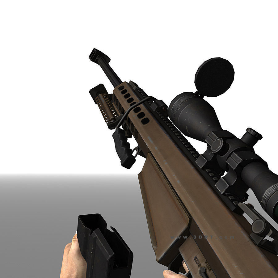3DRT - Modern Firearms Animated HD Vol3 Low-poly 3D model_12
