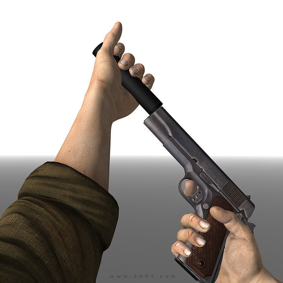 3DRT - Modern Firearms Animated HD Vol3 Low-poly 3D model_23