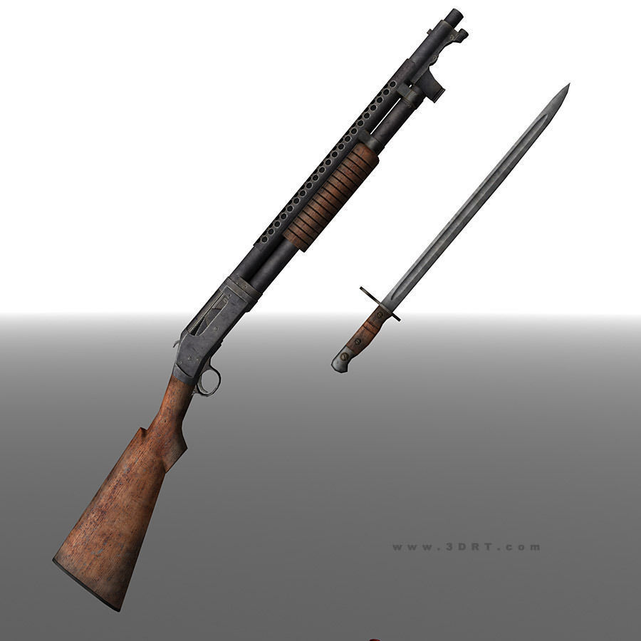 3DRT - Modern Firearms Animated HD Vol3 Low-poly 3D model_15