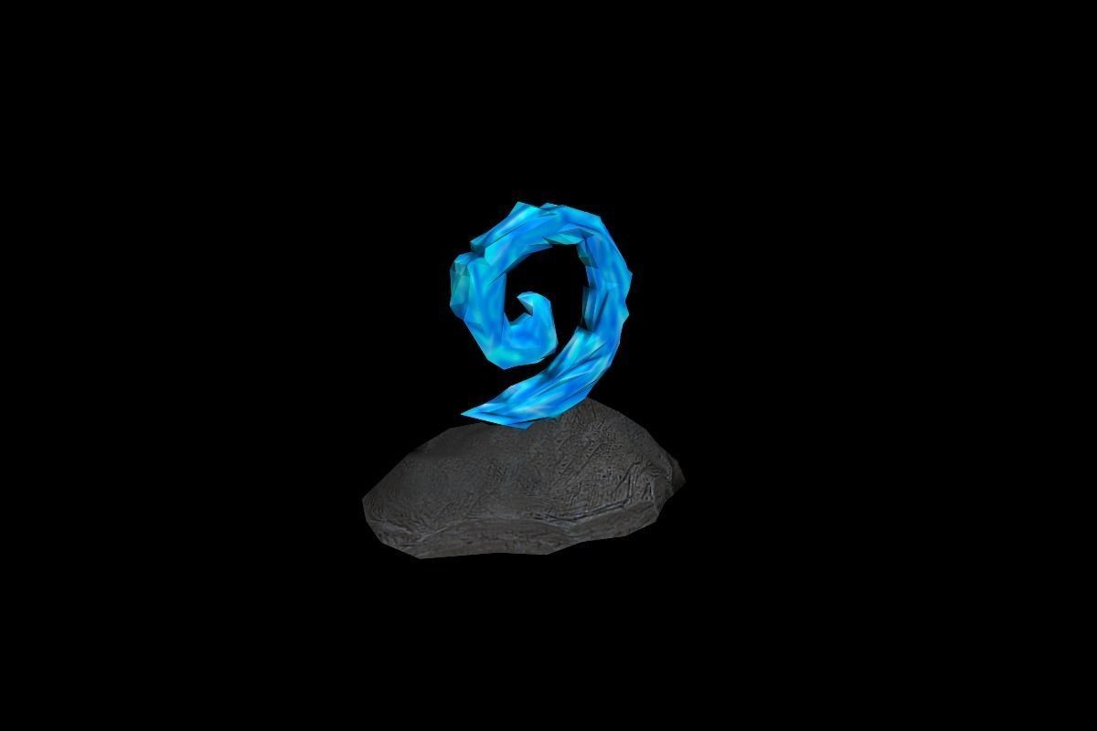 Hearthstone Statue Free low-poly 3D model