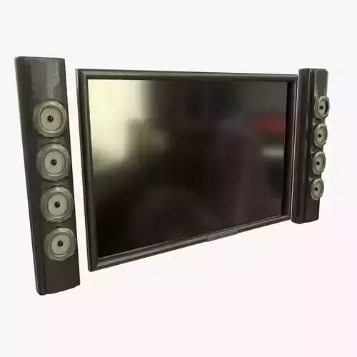 TV Set Generic 3D model