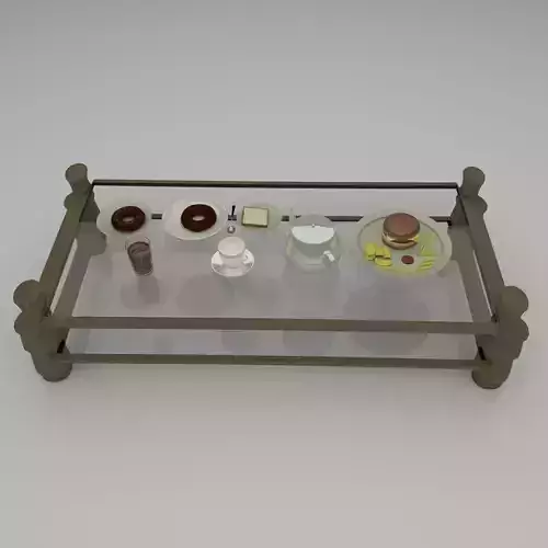 TeaSet Snacks and Table