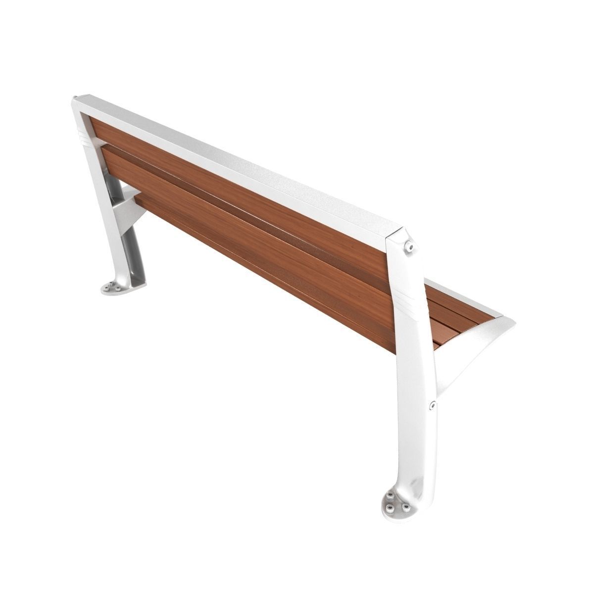 Modern Bench collection 6 3D model_13