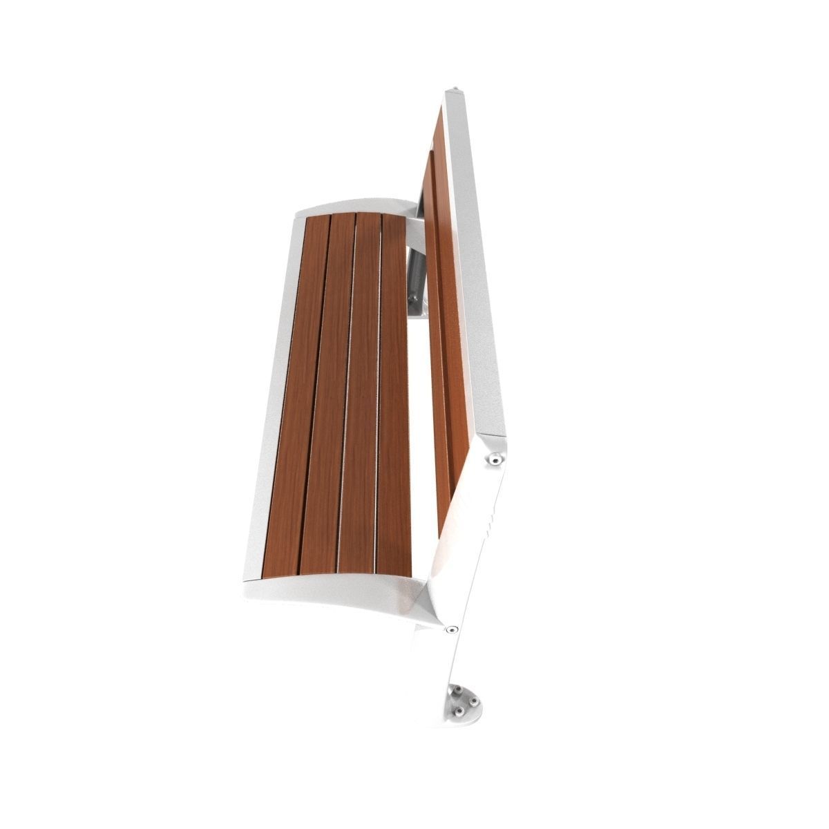 Modern Bench collection 6 3D model_14