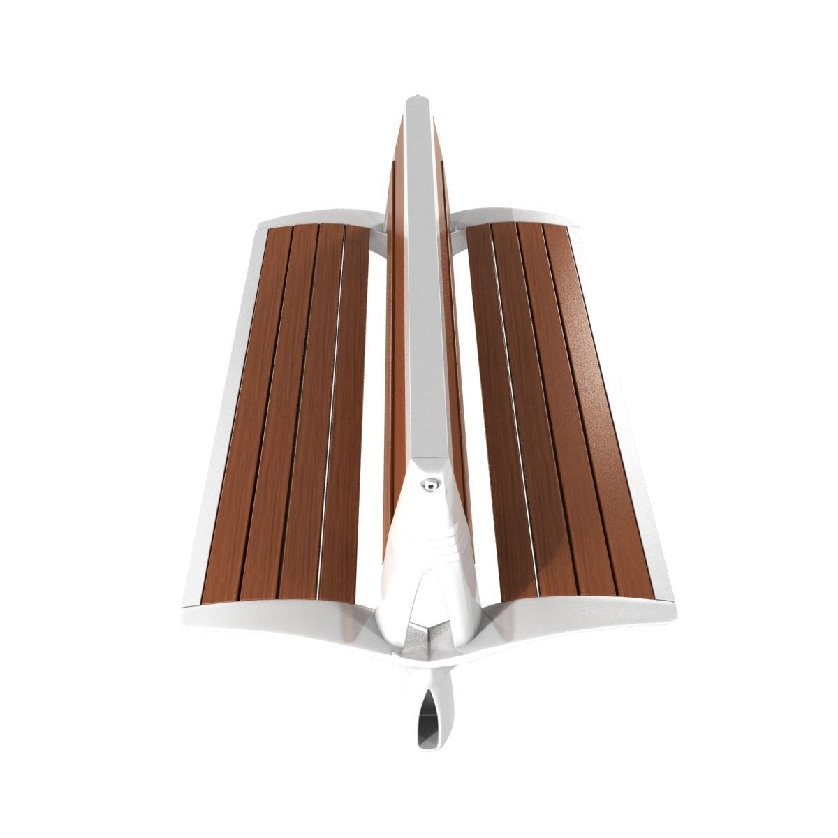 Modern Bench collection 6 3D model_9