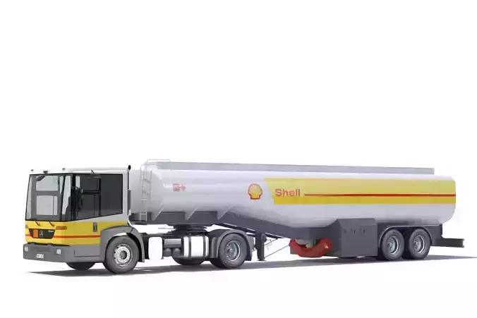 Mercedes Econic  airport refueler 3D model