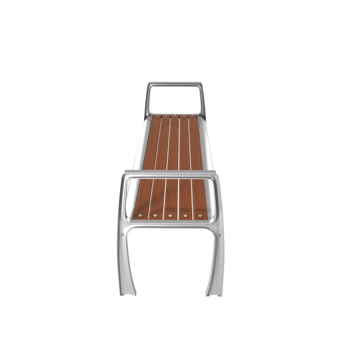 Modern Bench Collection 4 3D model_14