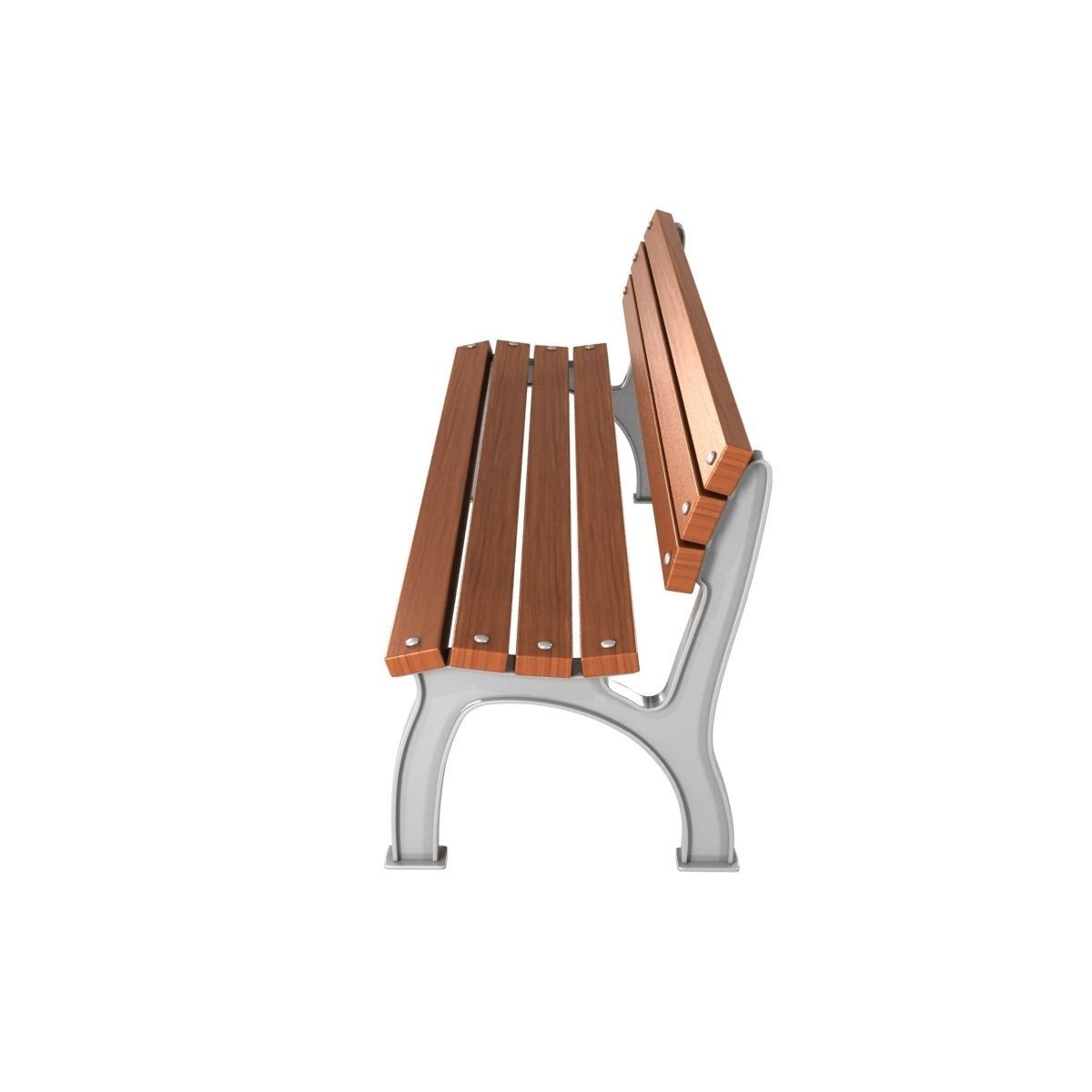 Modern Bench Collection 4 3D model_20
