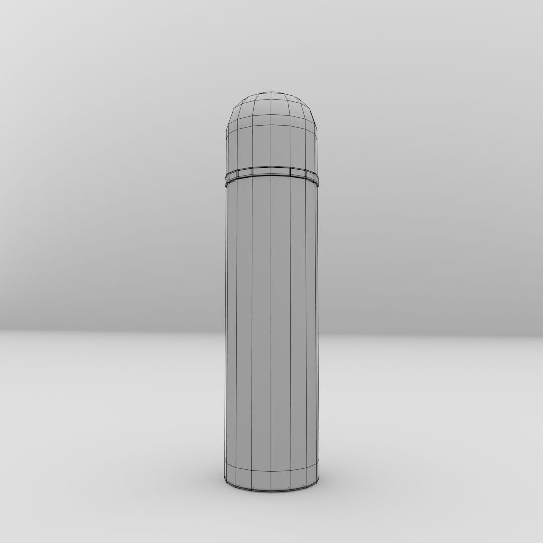Vacuum Flask 3D model_4