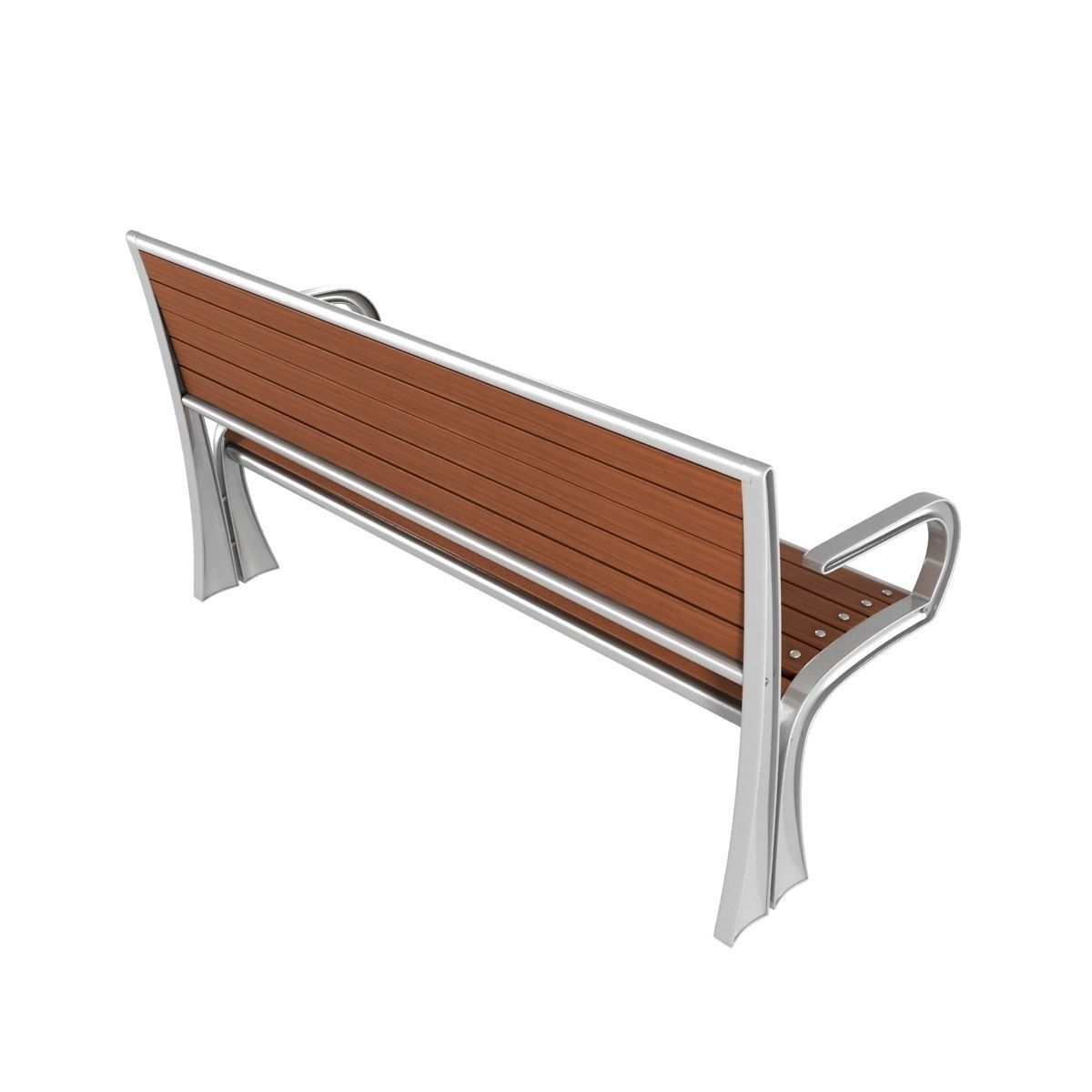 Modern Bench Collection 2 3D model_8