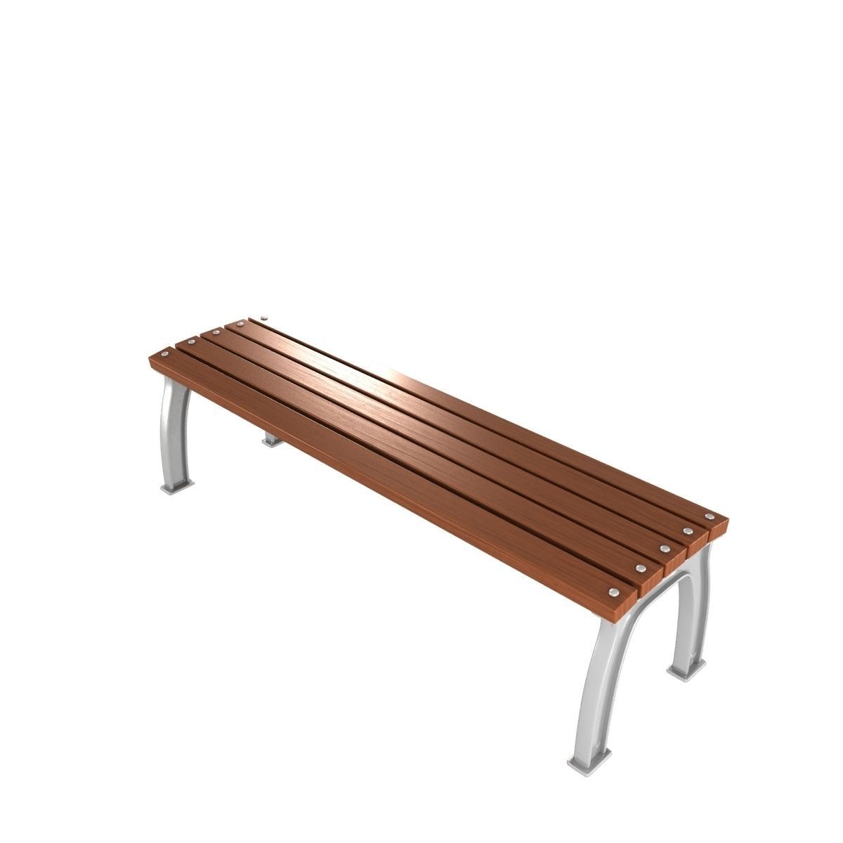 Modern Bench Collection 2 3D model_2