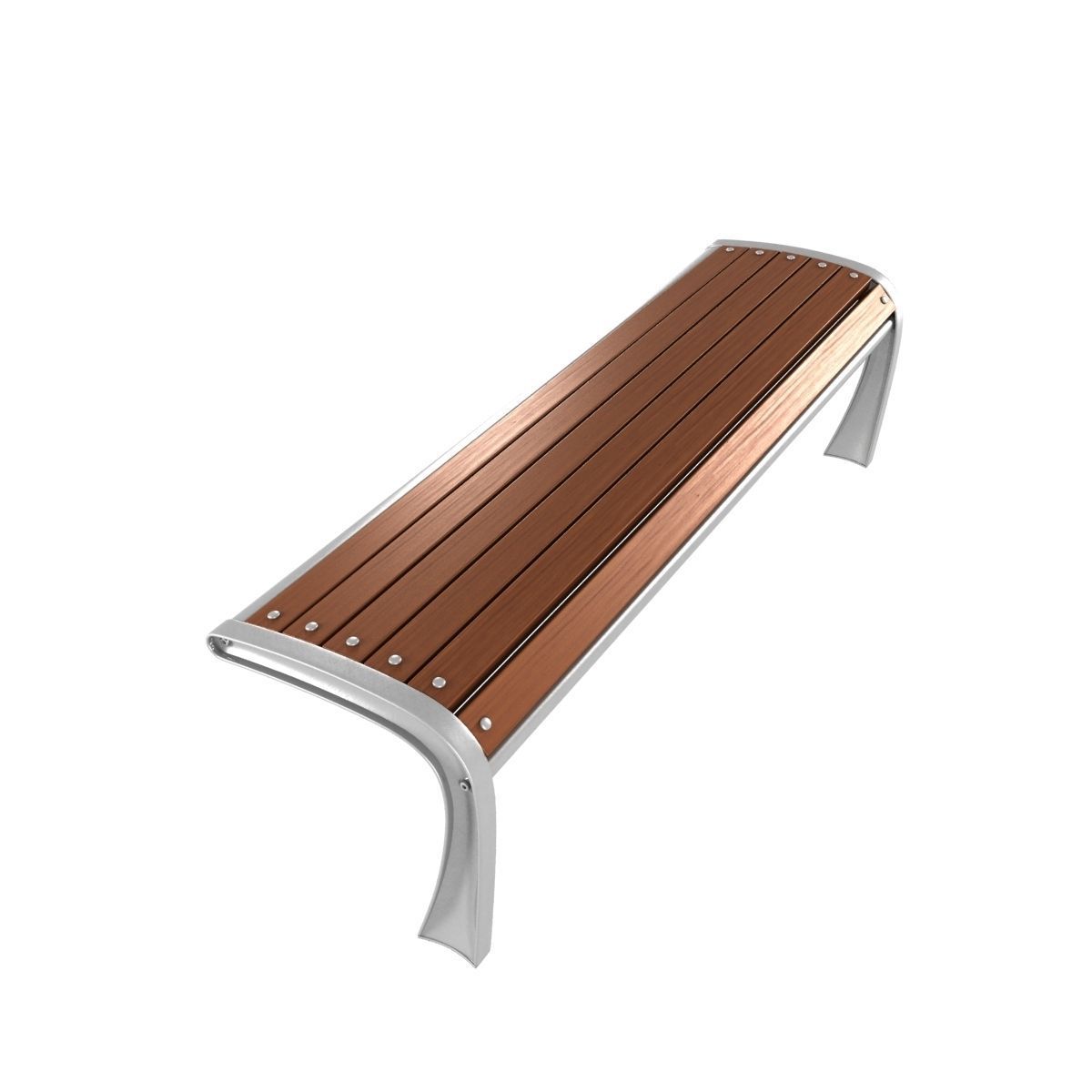 Modern Bench Collection 2 3D model_15