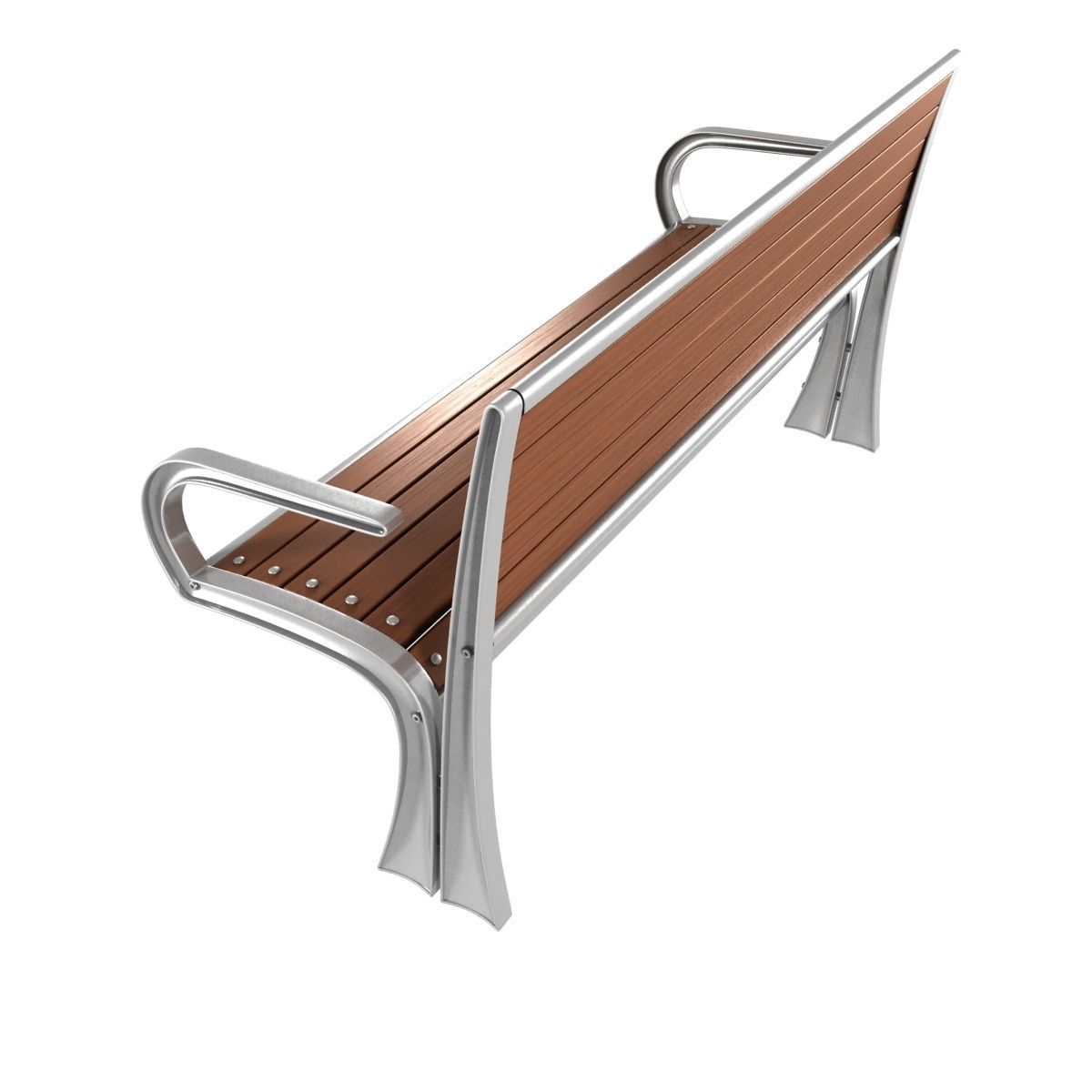 Modern Bench Collection 2 3D model_10