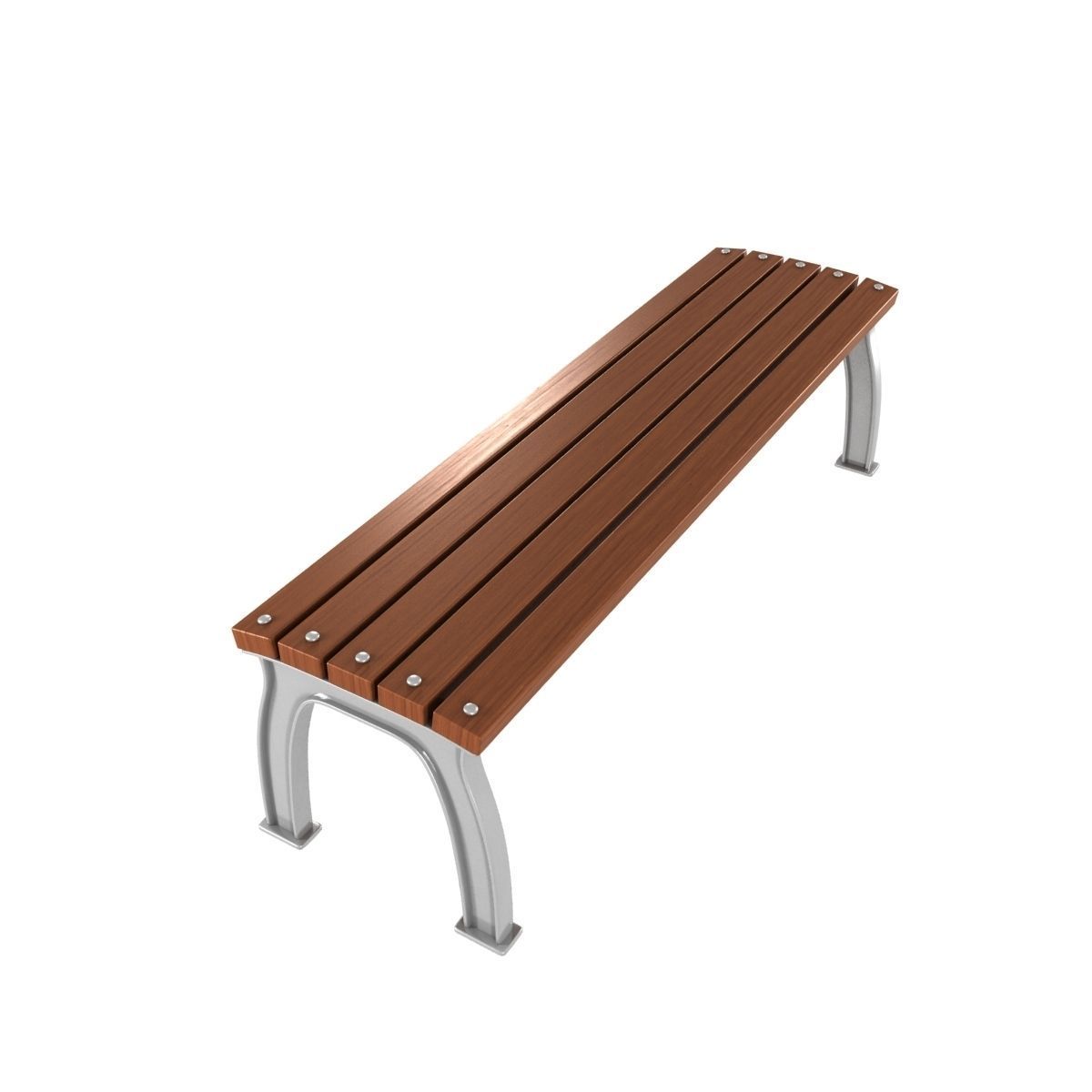 Modern Bench Collection 2 3D model_3