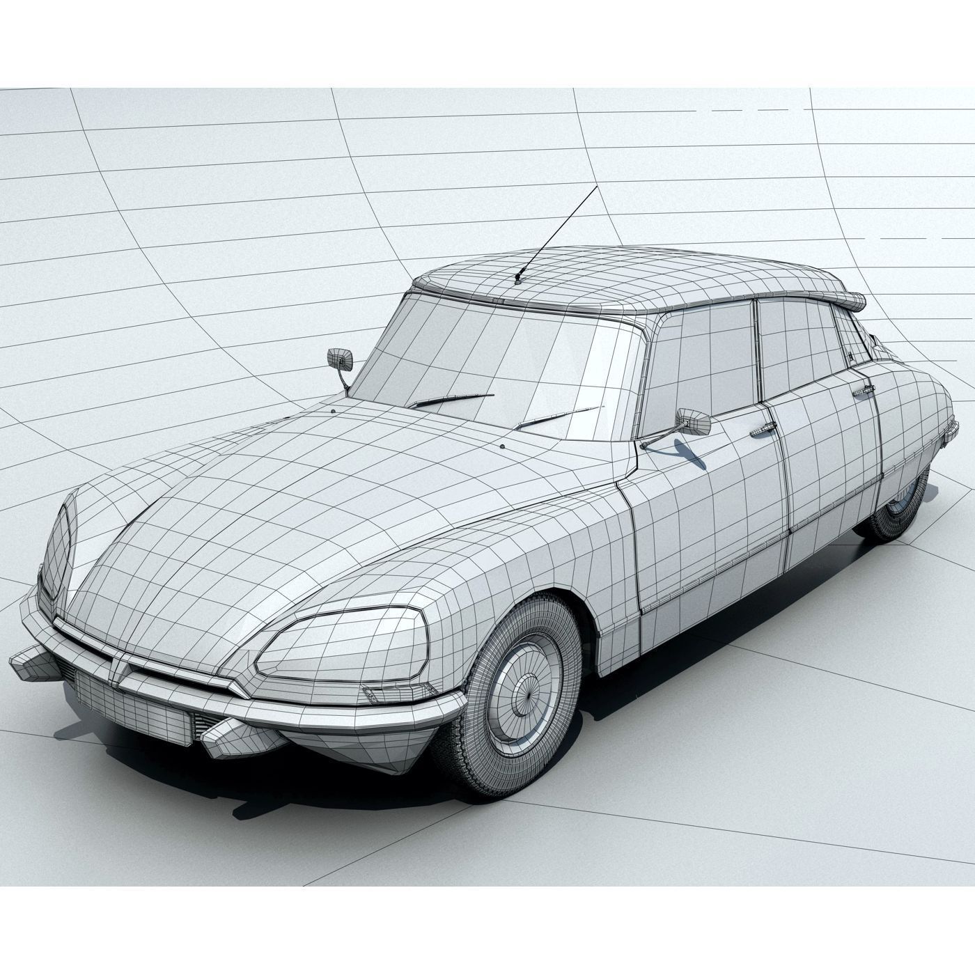 Citroen DS21 3D model_13