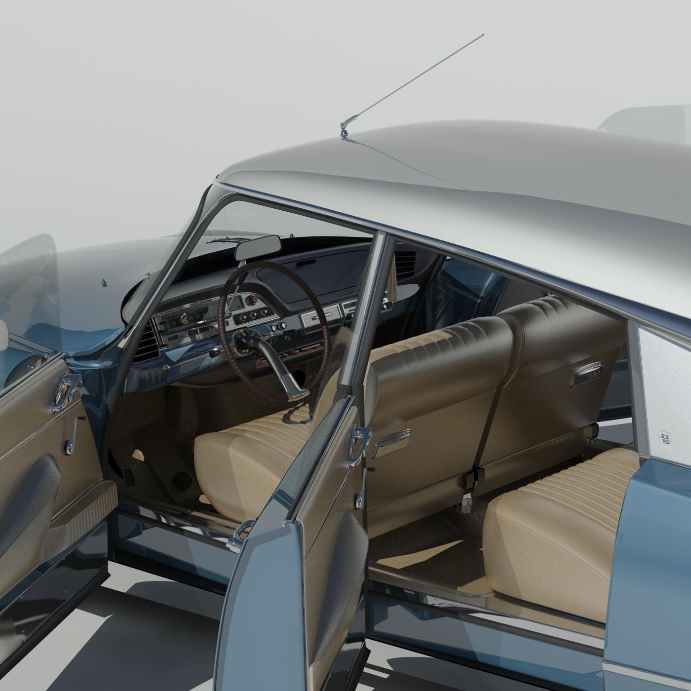 Citroen DS21 3D model_6