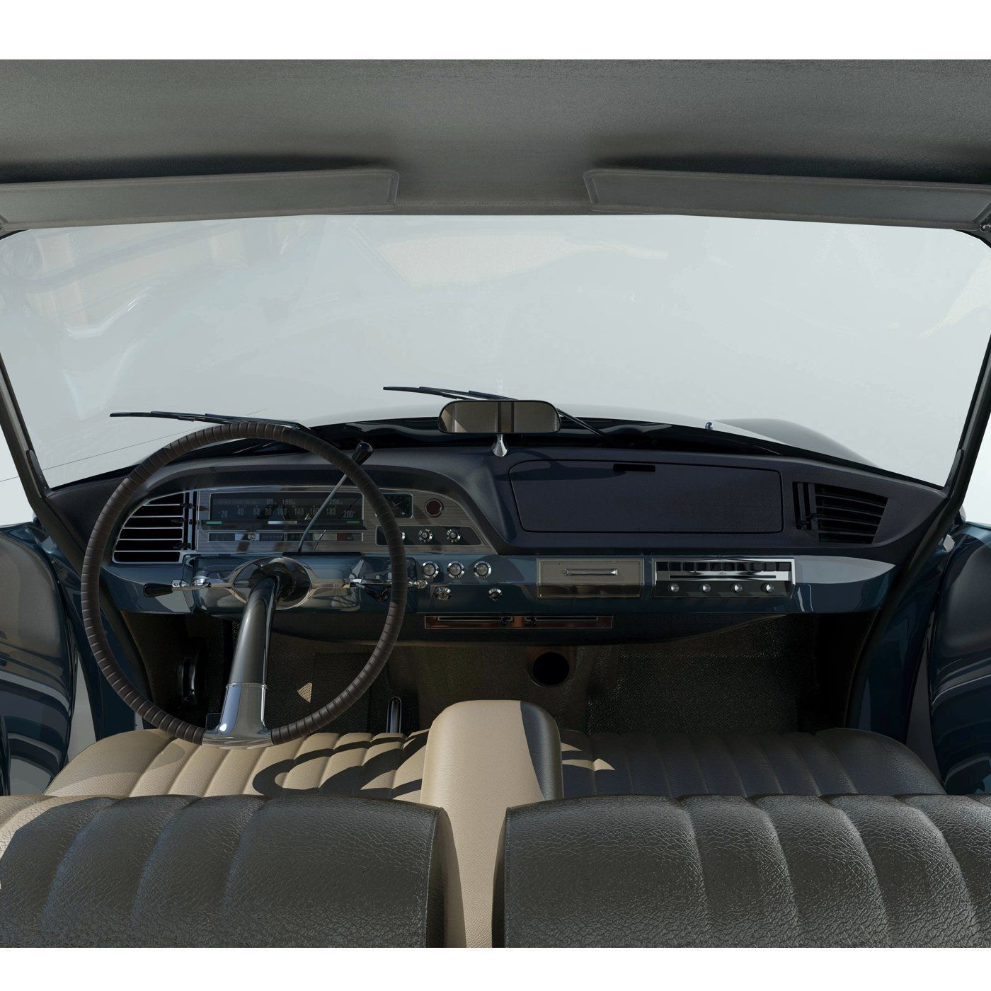 Citroen DS21 3D model_9