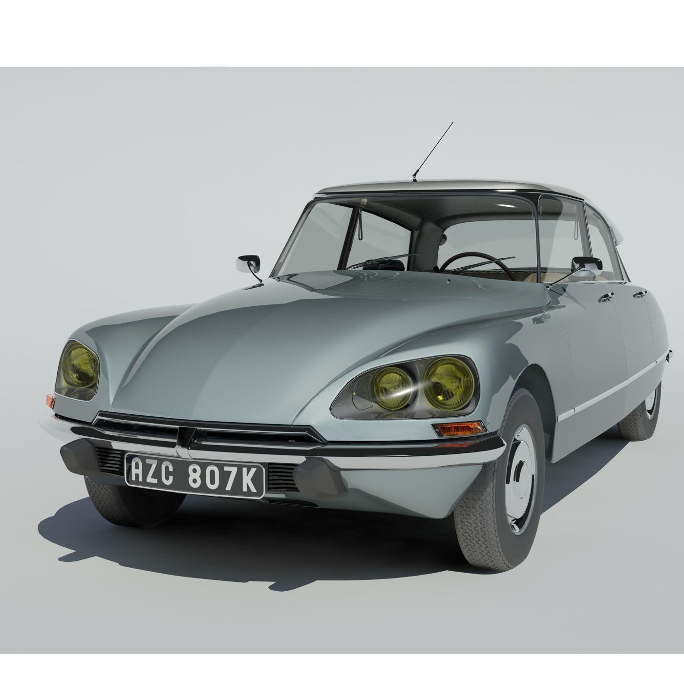 Citroen DS21 3D model_2