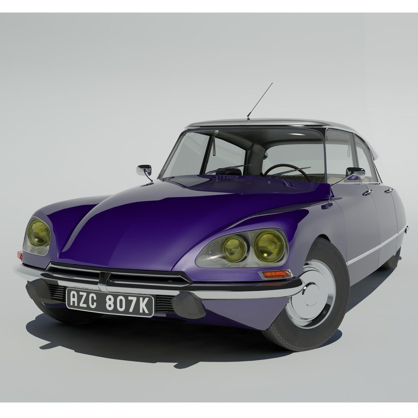Citroen DS21 3D model_4