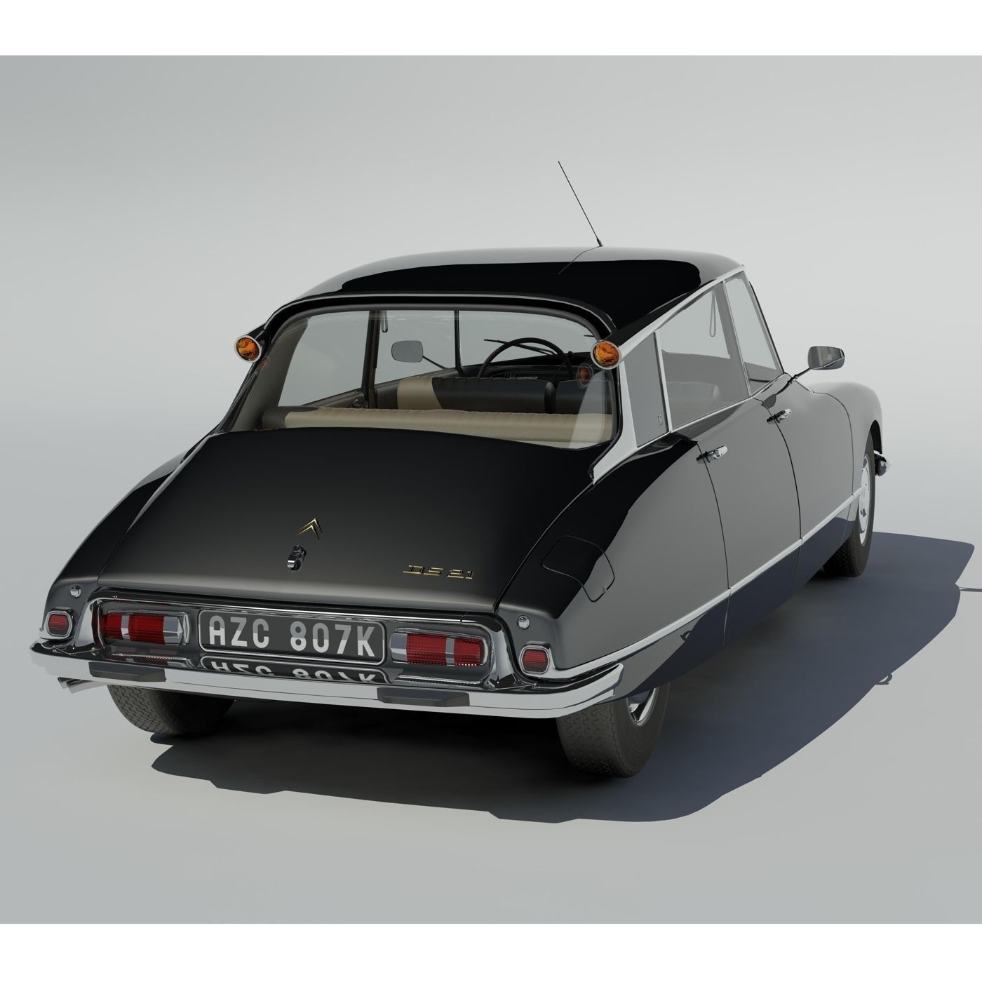 Citroen DS21 3D model_8
