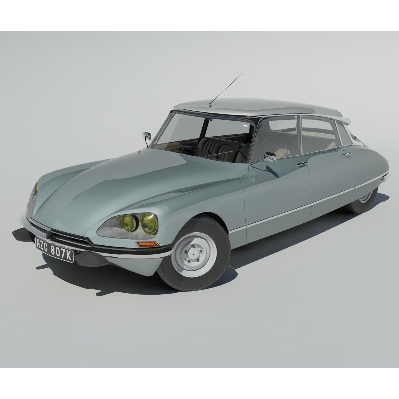 Citroen DS21 3D model_1