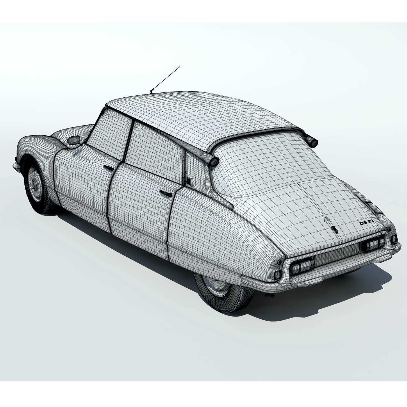 Citroen DS21 3D model_10