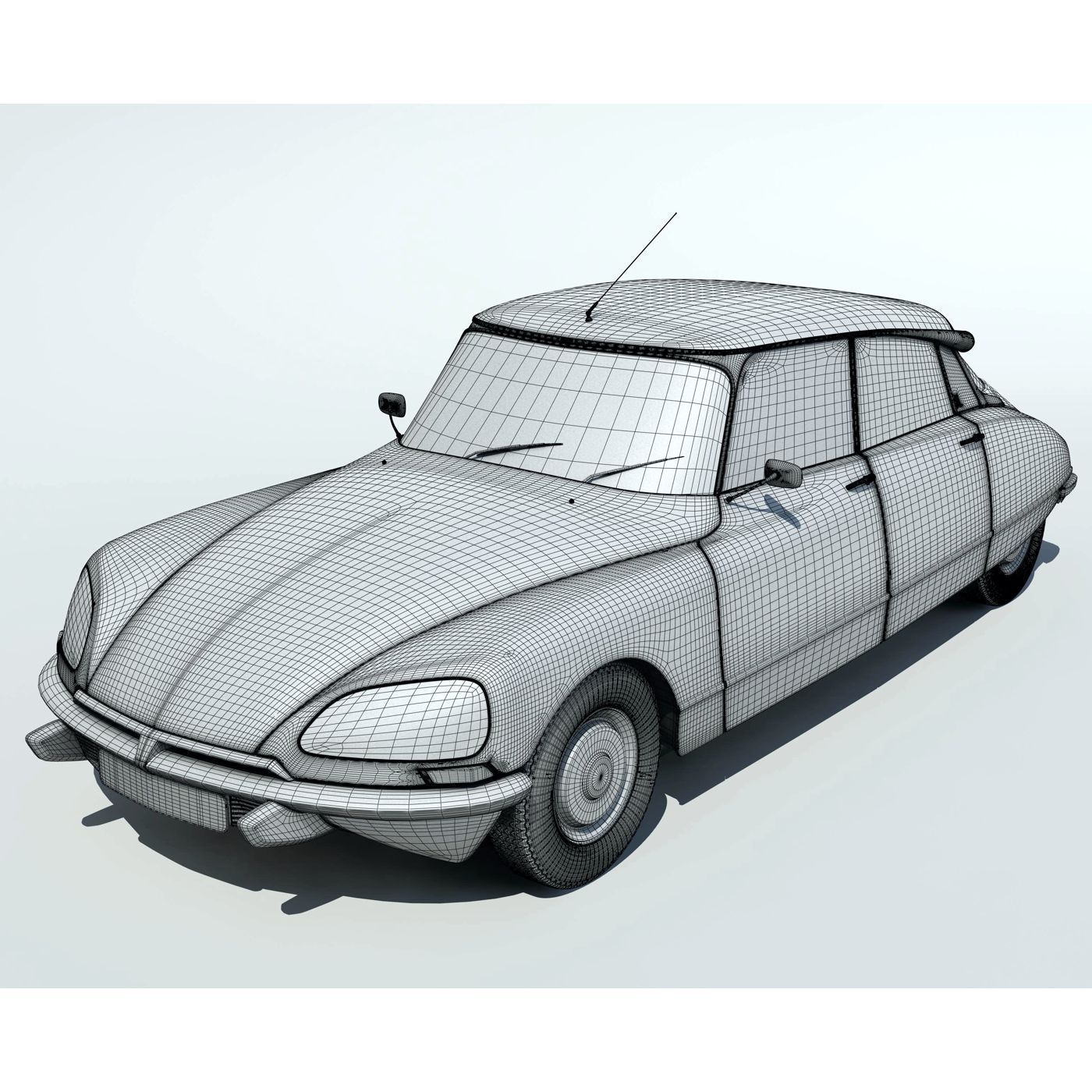 Citroen DS21 3D model_11