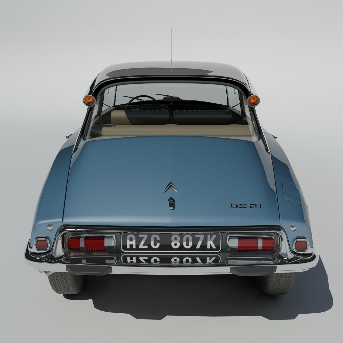 Citroen DS21 3D model_12