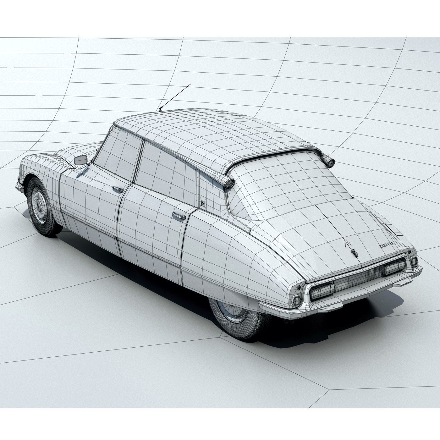 Citroen DS21 3D model_14