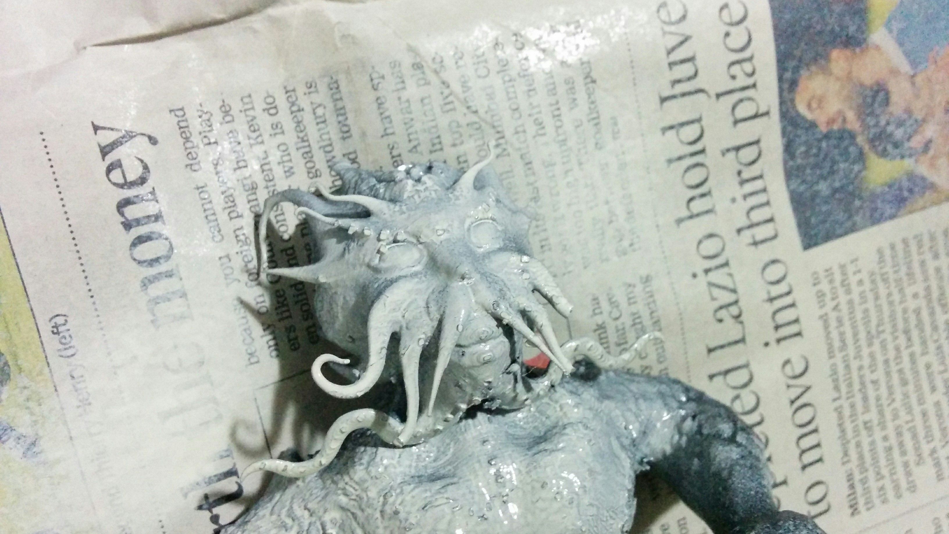 Merman Bust 3D print model_3