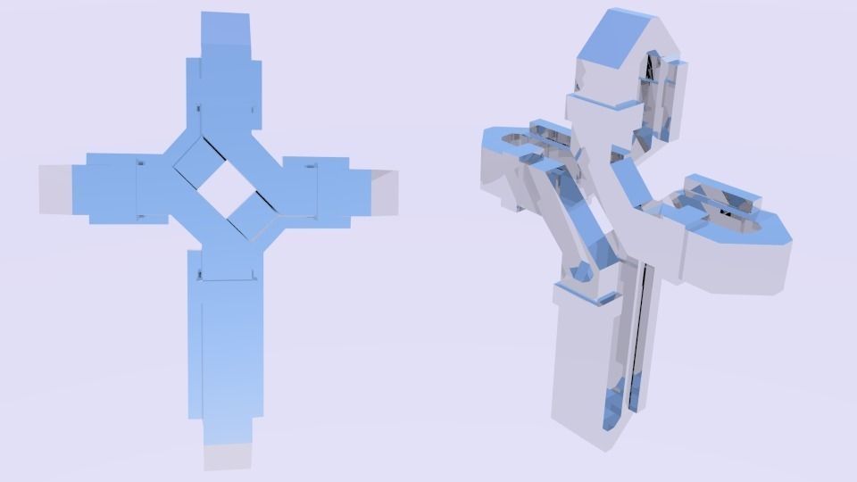 Mobeius Cross 3D print model_1