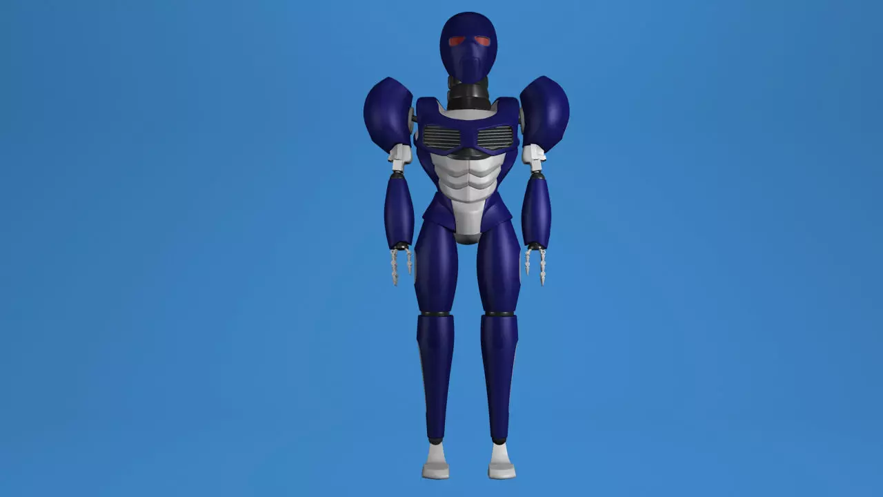 Sci-Fi Robot Free 3D model