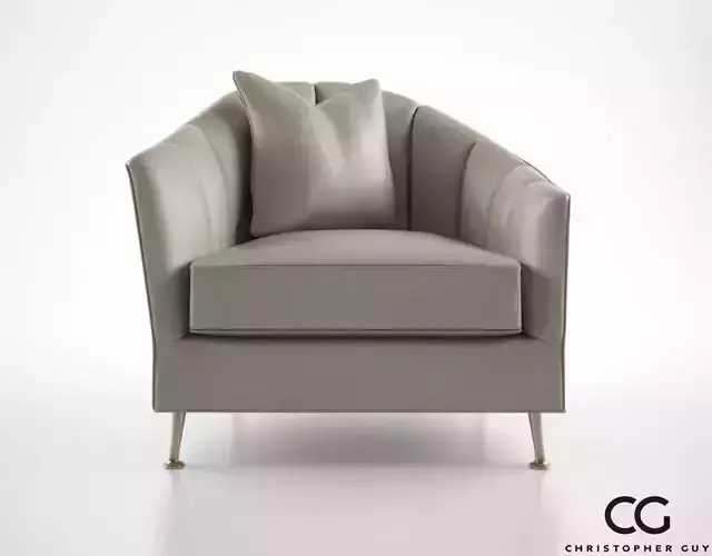 Christopher Guy Alexandrine Droite Armchair