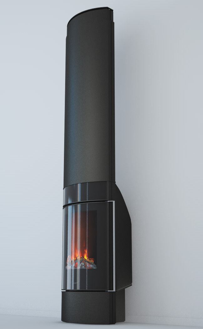 Wood Stove CFS Low-poly 3D model_2
