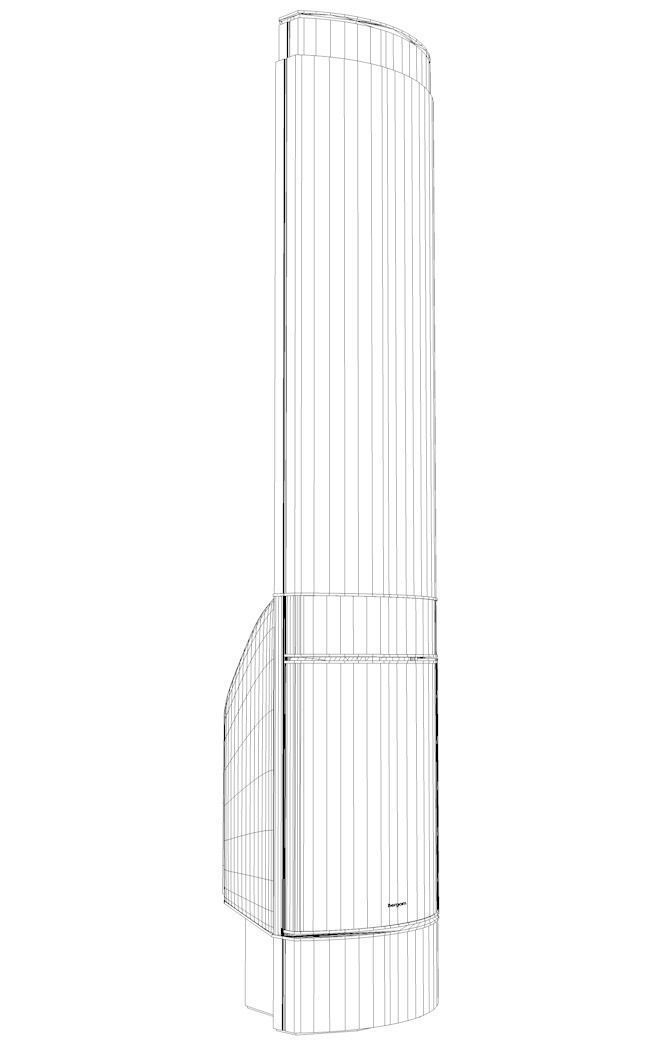 Wood Stove CFS Low-poly 3D model_7