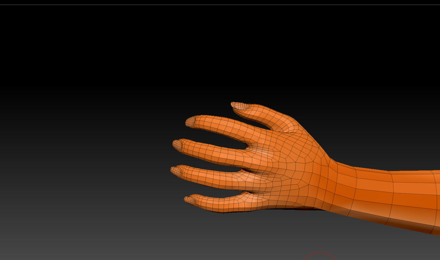 WomenForGame naked man in air Low-poly 3D model_7