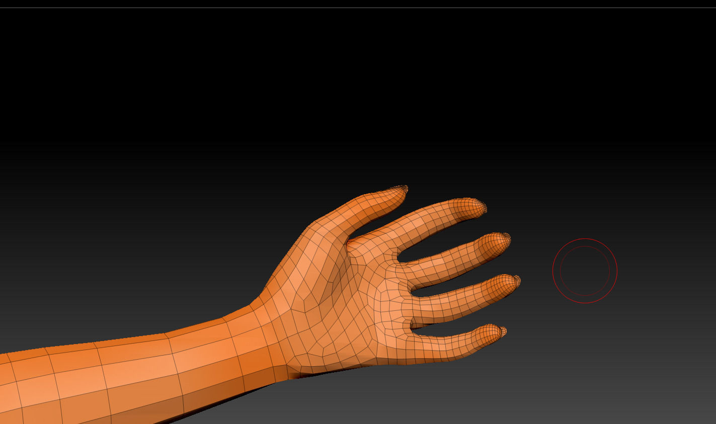 WomenForGame naked man in air Low-poly 3D model_6