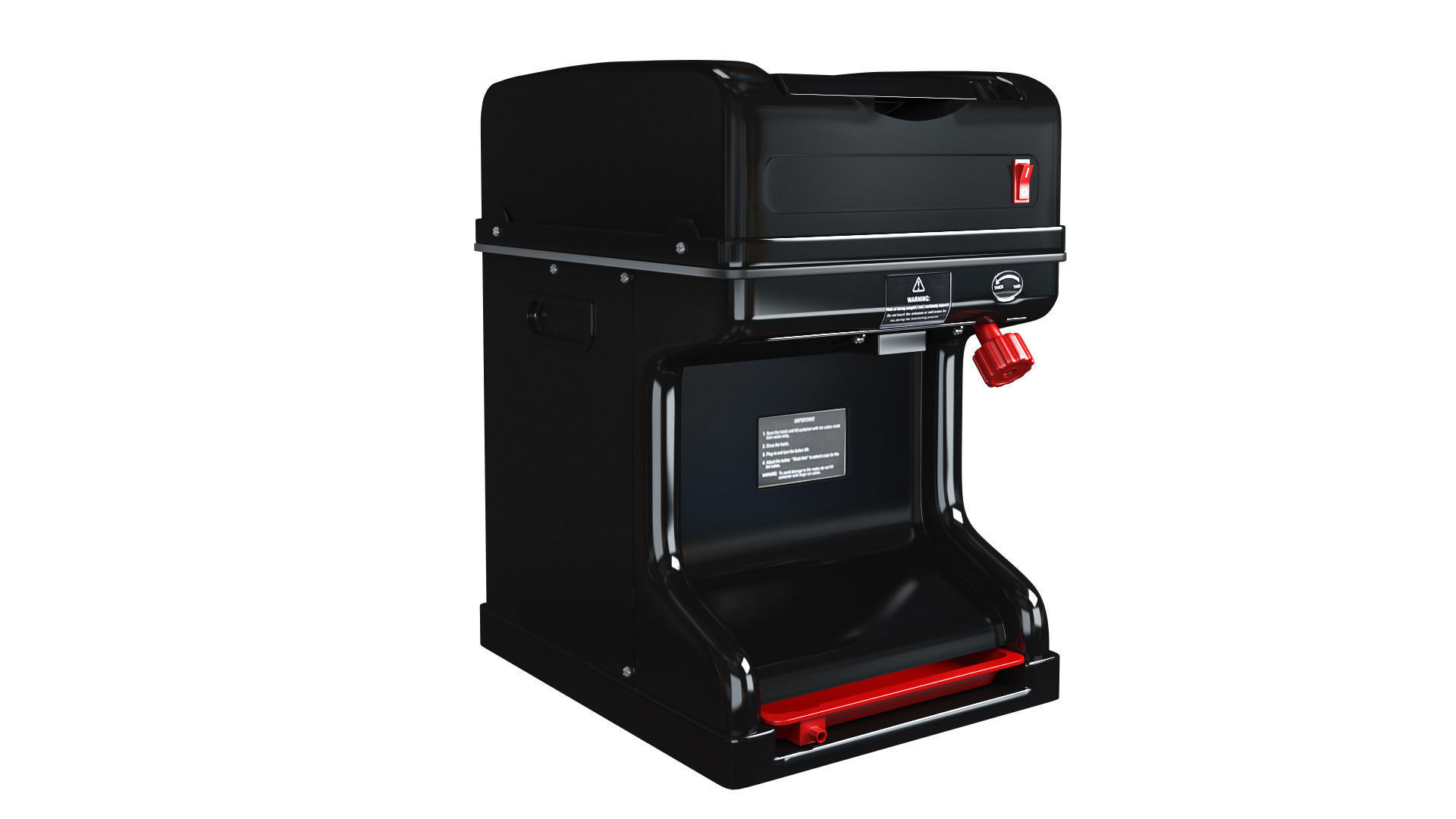 Ice shaver 3D model_8