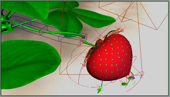 Strawberry Man - Rigged Low-poly 3D model_9