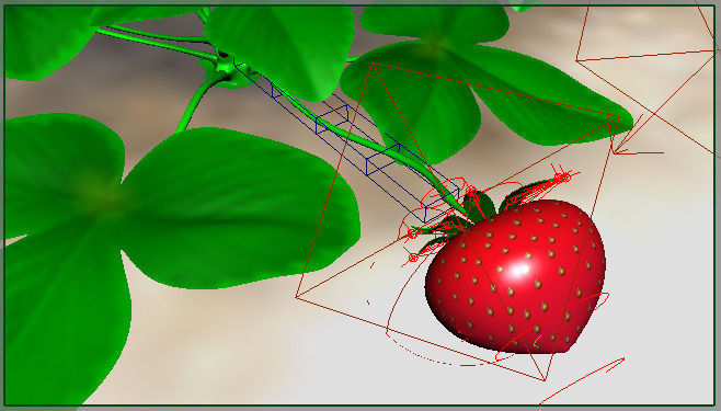 Strawberry Man - Rigged Low-poly 3D model_7