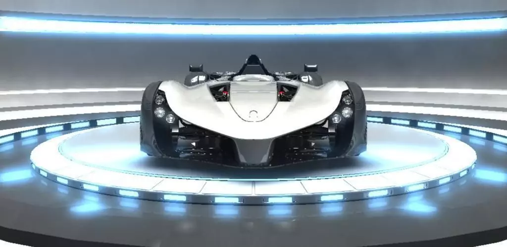 BAC Mono Formula Racing Sport Car 3D Model Low-poly 3D model_0