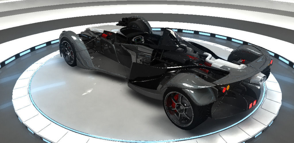 BAC Mono Formula Racing Sport Car 3D Model Low-poly 3D model_6