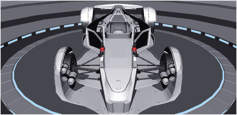 BAC Mono Formula Racing Sport Car 3D Model Low-poly 3D model_9