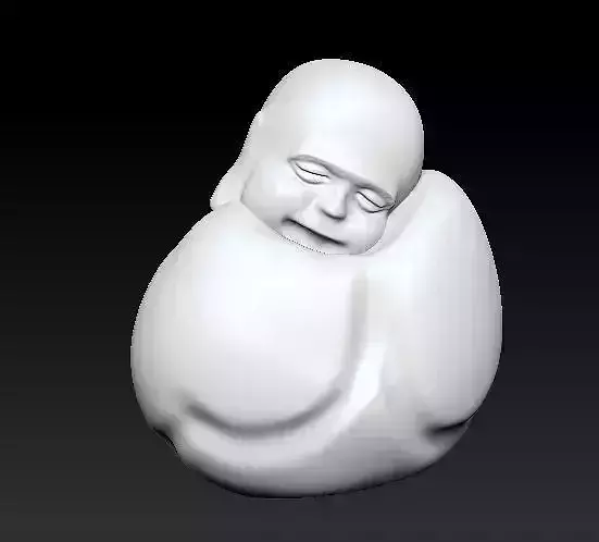To sleep sitting up Laughing Buddha