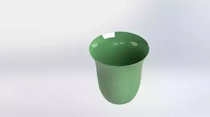 simple spiral vase 3D print model