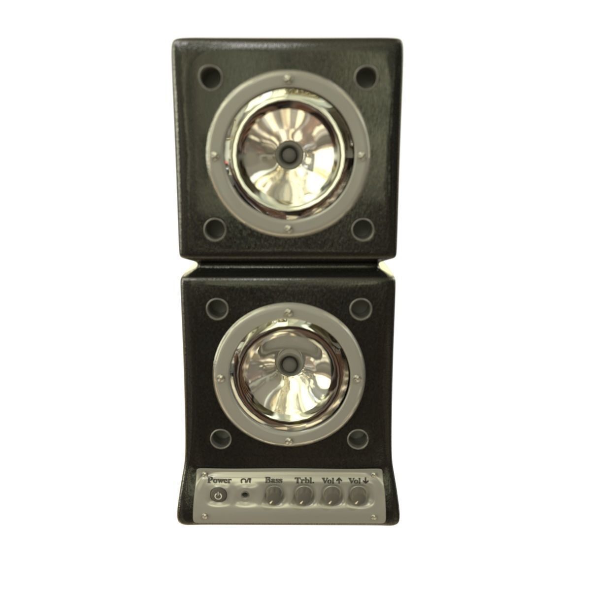 Entertainment System Generic 3D model_14