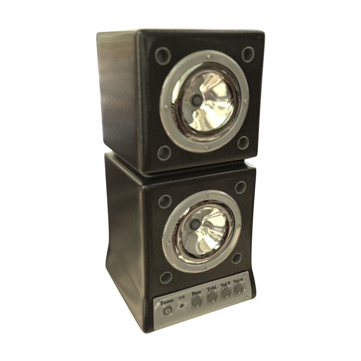 Entertainment System Generic 3D model_13