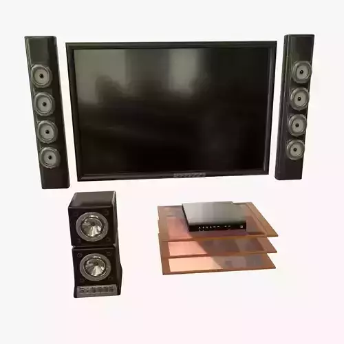 Entertainment System Generic 3D model