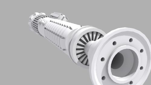 Obi Wan Kenobi Lightsaber - Episode III 3D model_3