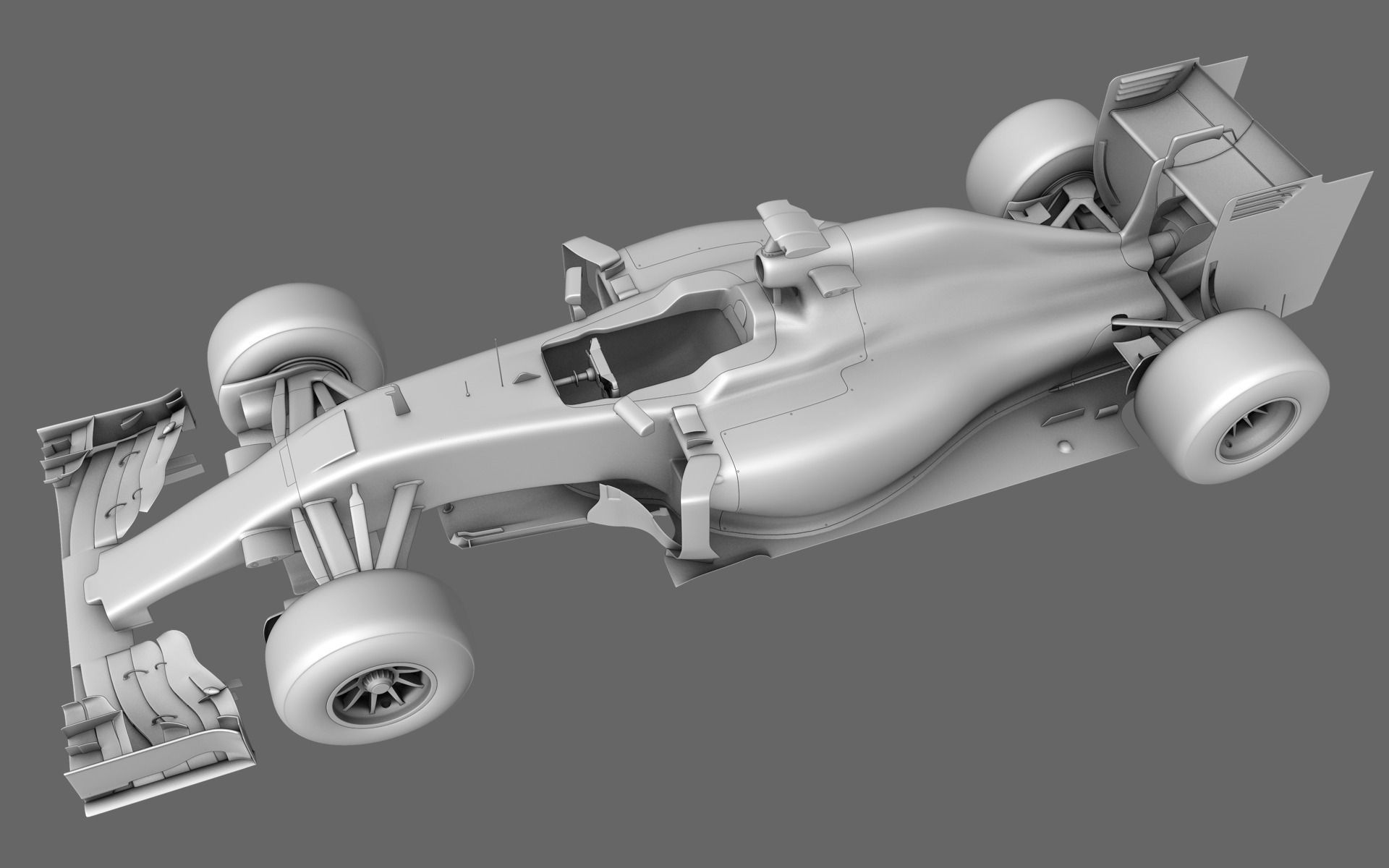 F1 RB11 Season 2015 Formula 3D model_7